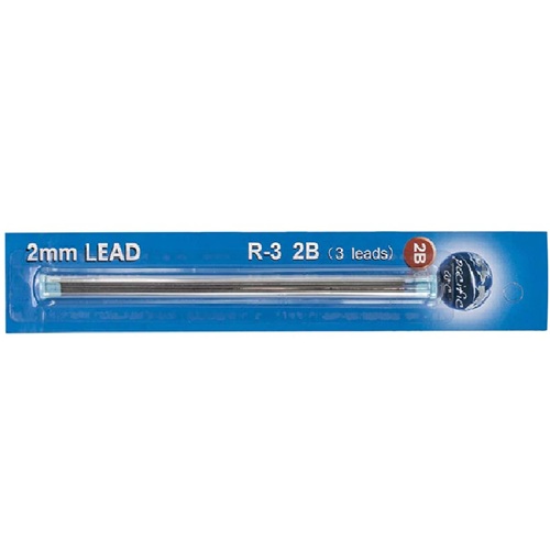 Pacific Arc Lead Refills  2mm 2B (3ct tube)  PAR-3 2B
